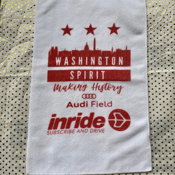 Washington Spirit Audi Field Hand Towel SGA - Picture 4 of 8